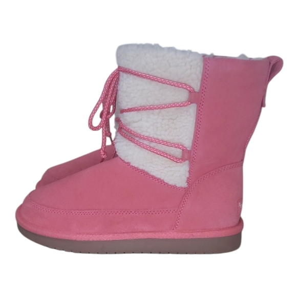 Koolaburra by UGG Child K Michon Short Boot Tearose Size 3 US - Picture 2 of 11